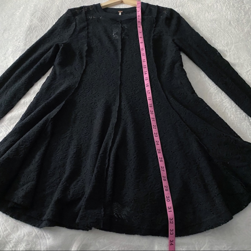 NWT Free People Black Crocheted - Picture 5 of 11